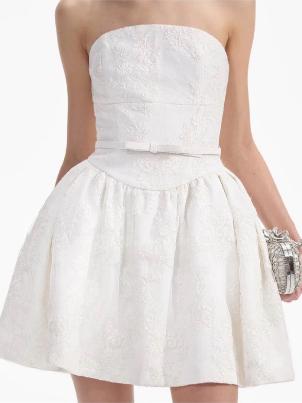 Self-Portrait Belted Mini Dress